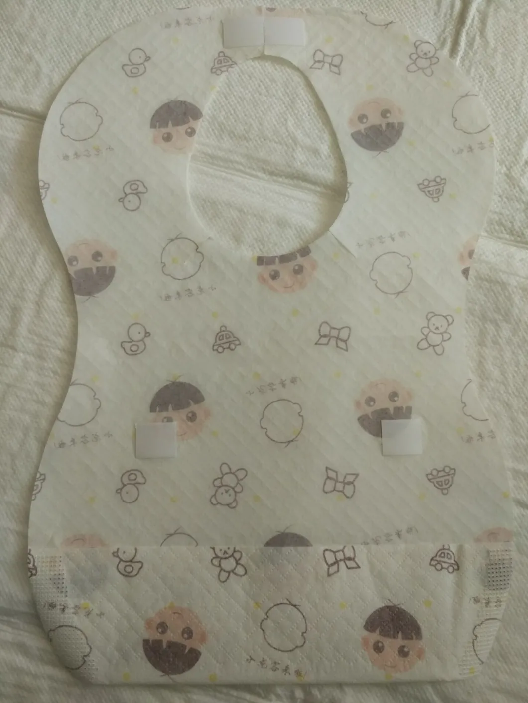 Disposable Nonwoven Printed Baby Bibs