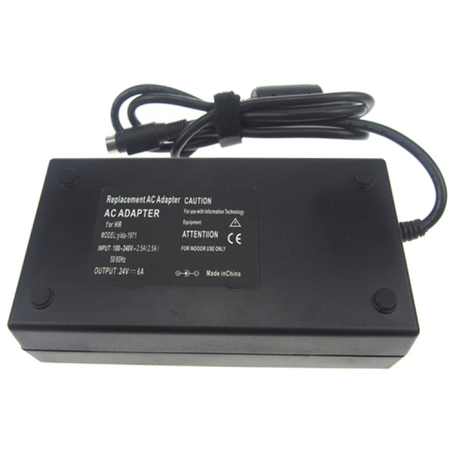 24V / 6A 144W AC / DC-voeding met 4-pins