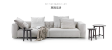 S153 high degree of light-fastness fabric sofa design