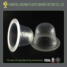 Custom printed change color uneven surface plastic jelly cup