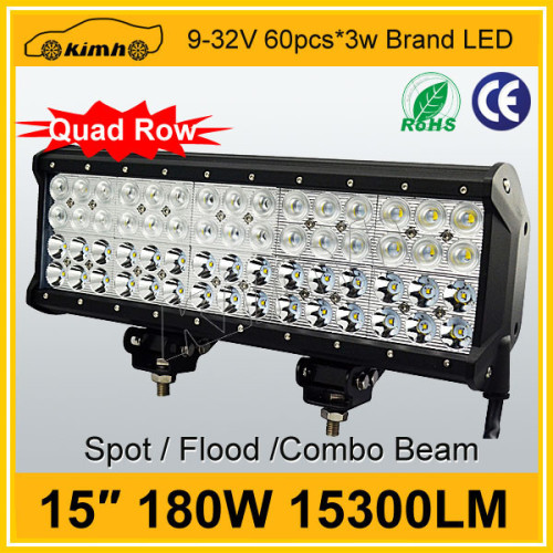 Super brightness Brand 15" 180W 15300LM led beam bar light