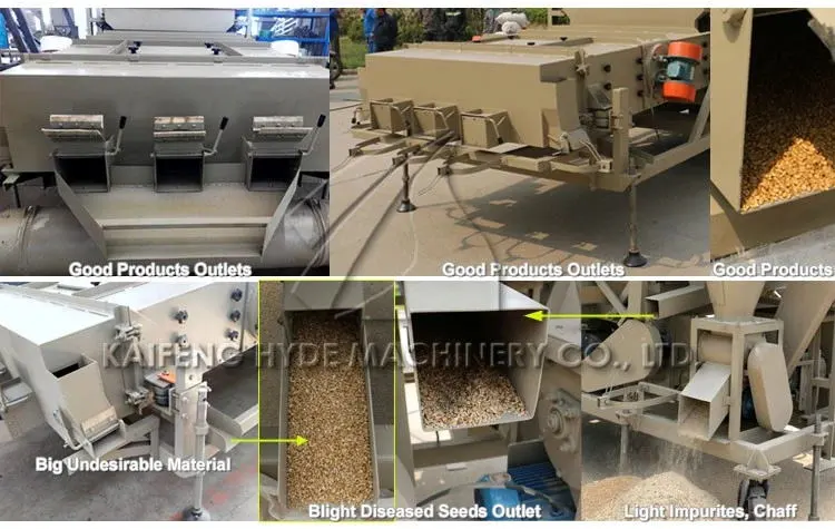 Low Price But High Quality Mobile Combined Wheat/Corn/Grain Seed Sorting Machine Must Be Maosheng Brand 5xfz