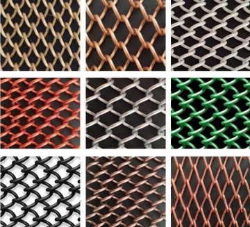 Stainless Steel Chain Link Curtain Fabric for Window Drapery