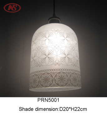 Arts applique pendant lamp, creative transparent resin tiffany pendant lamp