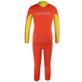 Traje de neopreno con cremallera delantera amarilla Seaskin Weightsuit