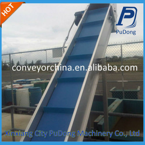 High quality corrugated sidewall rubber belt conveyor