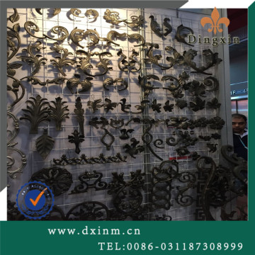 cast steel ornamentals wrought iron stamping moldels for decoration leaves and flowers
