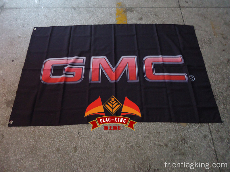 GMC drapeau de voiture de voyage d&#39;affaires polyester 90*150cm bannière gmc