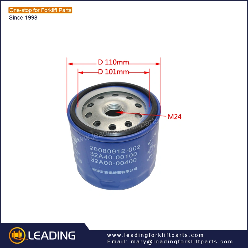 High Quality Lift Truck Oil Filter for Lonking Forklift Diesel Engine