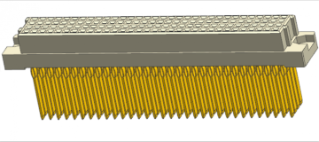 DIN41612 Vertical press fit type c female 128P