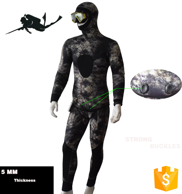 Neoprene Cr 5mm Diving Suit Spearfishing Wetsuit
