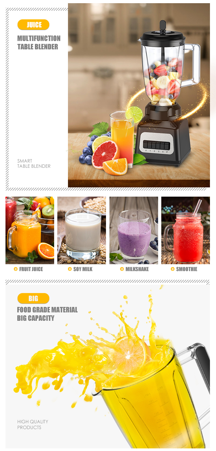 kitchen nutri cooking electric powerful professional fruit ice smoothie food mixer juicer blender