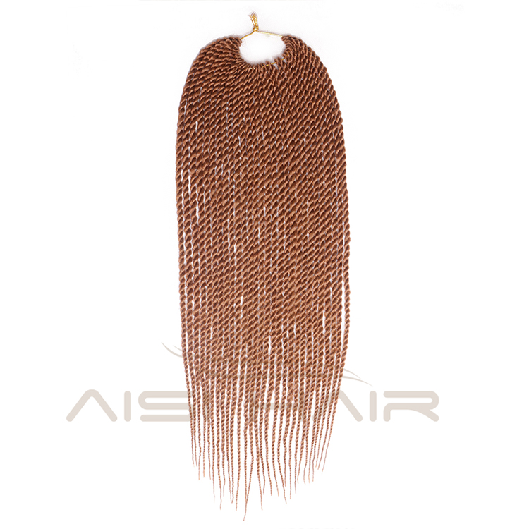 Aisi Hair 30 Roots Senegalese Twist Crochet Braid Hair Extensions Synthetic Braiding Hair Weaves for Women