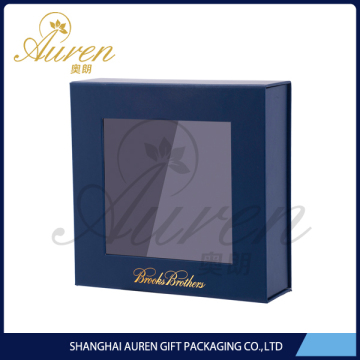 Glossy jewelry paper box paper jewelry box black