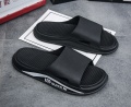 Erkekler için plaj PVC yumuşak taban slayt sandaletleri