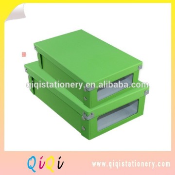 home foldable cardboard file storage box