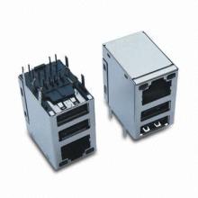 RJ45 Modular Jacks, Two USB Connectors, OEM and ODM Orders Welcomed