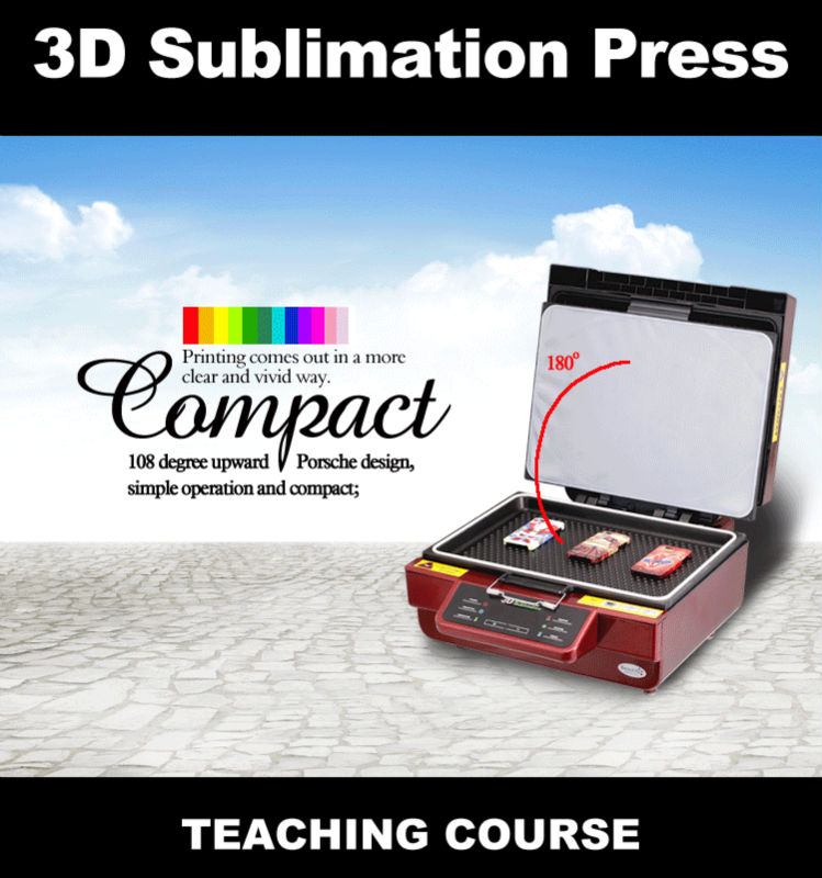 FREESUB 3D Vacuum Sublimation Phone Case Printer