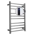 Polished Stainless Steel Electric Heated Towel Rack