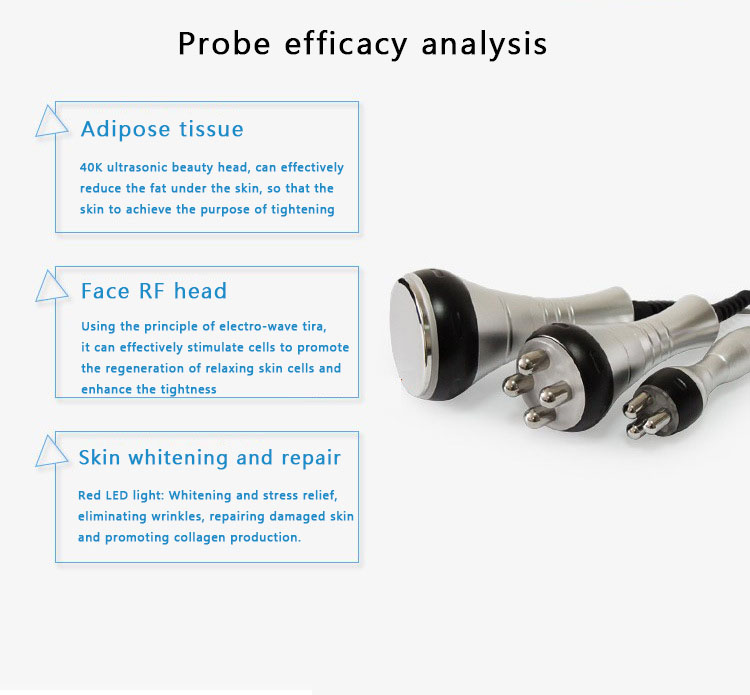 40k 溶脂 空化 爆脂 射频 多极 减肥仪 3 合 一 LED 美容 减肥机 瘦身机