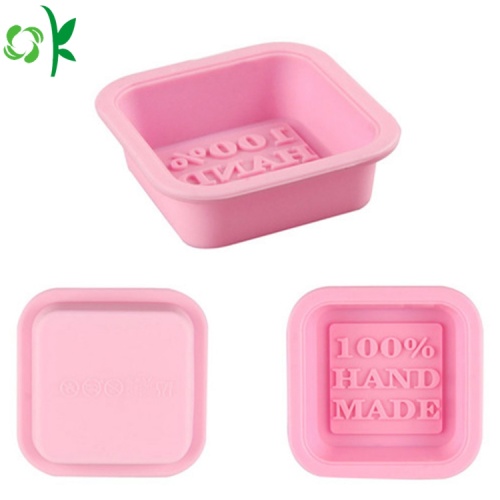 3D Square Mold Silicone Berkualitas Tinggi untuk Sabun