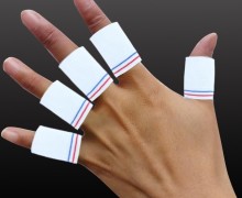 Colorful elastic sports finger protector neoprene silicone finger protector