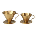 Gold Coffeeware Tools Set for Expresso Coffee