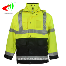 100 polyester police reflective jacket safety jacket