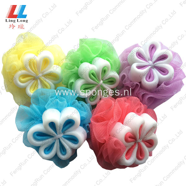 bath pouf exfoliating Shower bath sponge