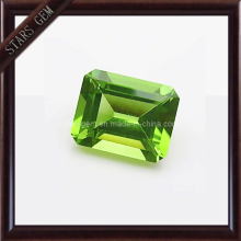 Peridot Emerald Cut Natrual Gem Beads