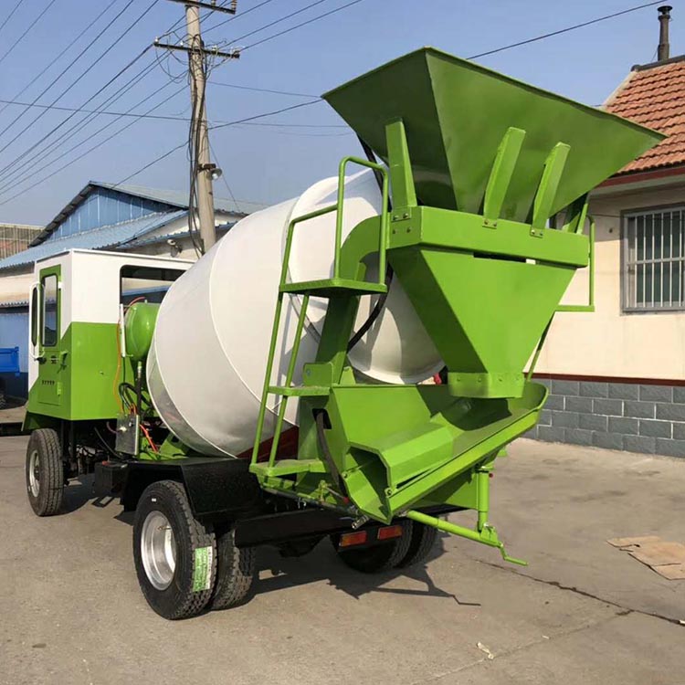 mortar material stirring truck Hydraulic concrete mixing vehicle be used for mixing and transportation