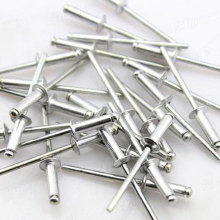 Round head open core blind rivets