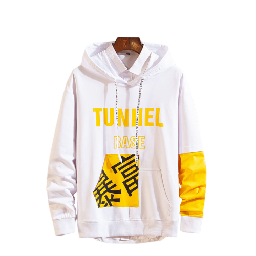 Custom polyester cotton hooded sweatshirt