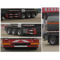 11m Tri-axle Corrosive Goods Transport صهريج نصف مقطورة