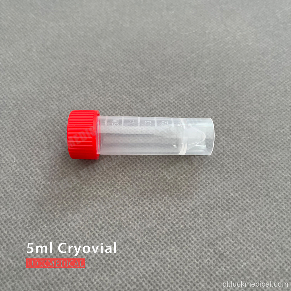 Samozwańczy 5 ml kriowalna 5 ml rurka transportowa FDA