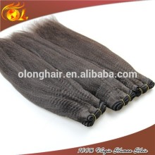 Grade 6A malaysian afro kinky straight yaki hair weave