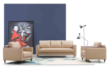 Synthetic Leather Luxury Modern Breathable Sofa