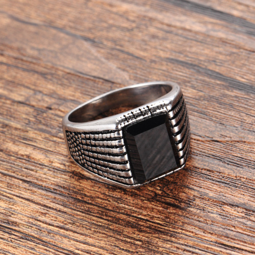 Stainless Steel Men's Ring