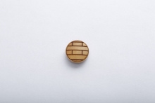 High-quality wooden buttons for suits