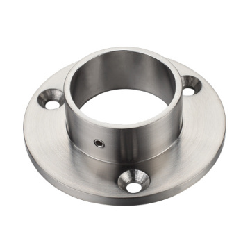 Inox handrail wallboard flange for railing system