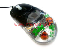 insect Amber USB Optical mouse,Amber Jewellery.