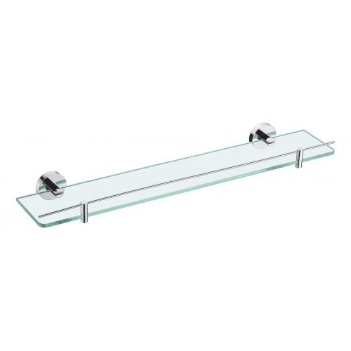 Clear glass shelf with holder clear temper glass