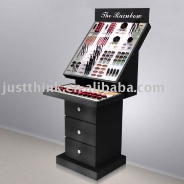 cosmetic floor display stand