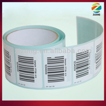 Roll Label printed barcode label sticker Label Roll Glossy paper label