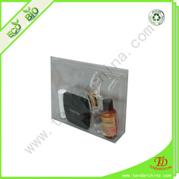 For Cosmetic Gift Packing PVC Plastic Slider Ziplock Bag