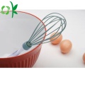 Manual Hand Silicone Egg Beater with Acrylic Whisk