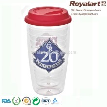 2015 China suppliers Double wall plastic travel coffee mug, Custom travel mug