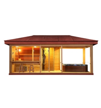 LT09 House Outdoor Wooden Gazebo for Swim Spa
