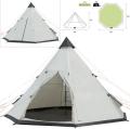 Mewah kapas Tipi tenda 5m Teepee tenda kanvas