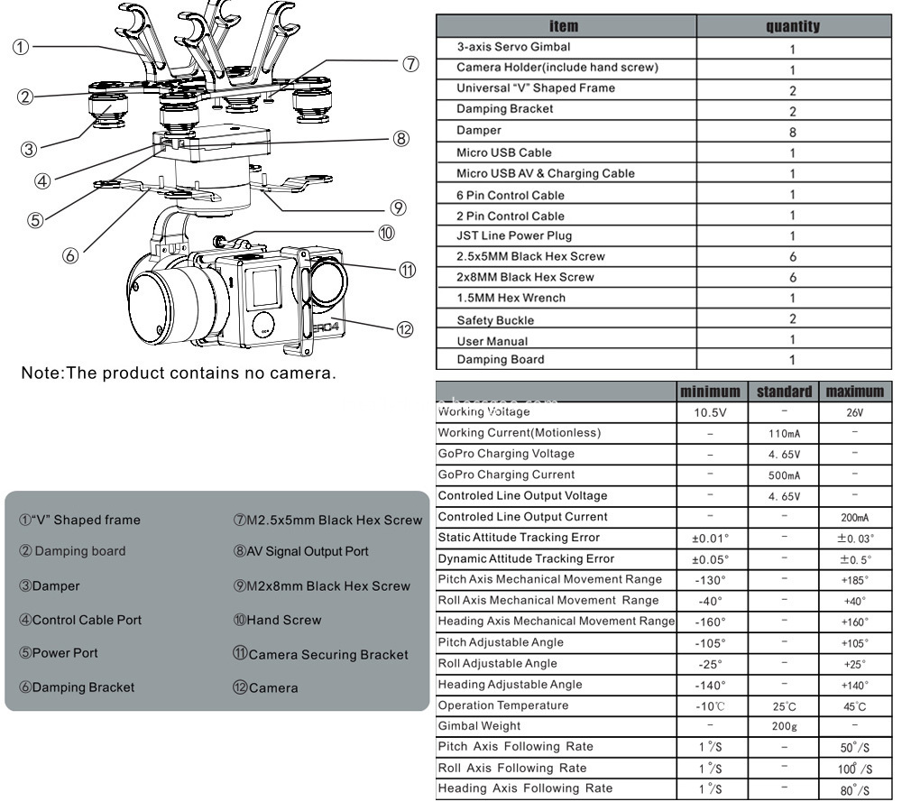 Photography Sport Gimbal